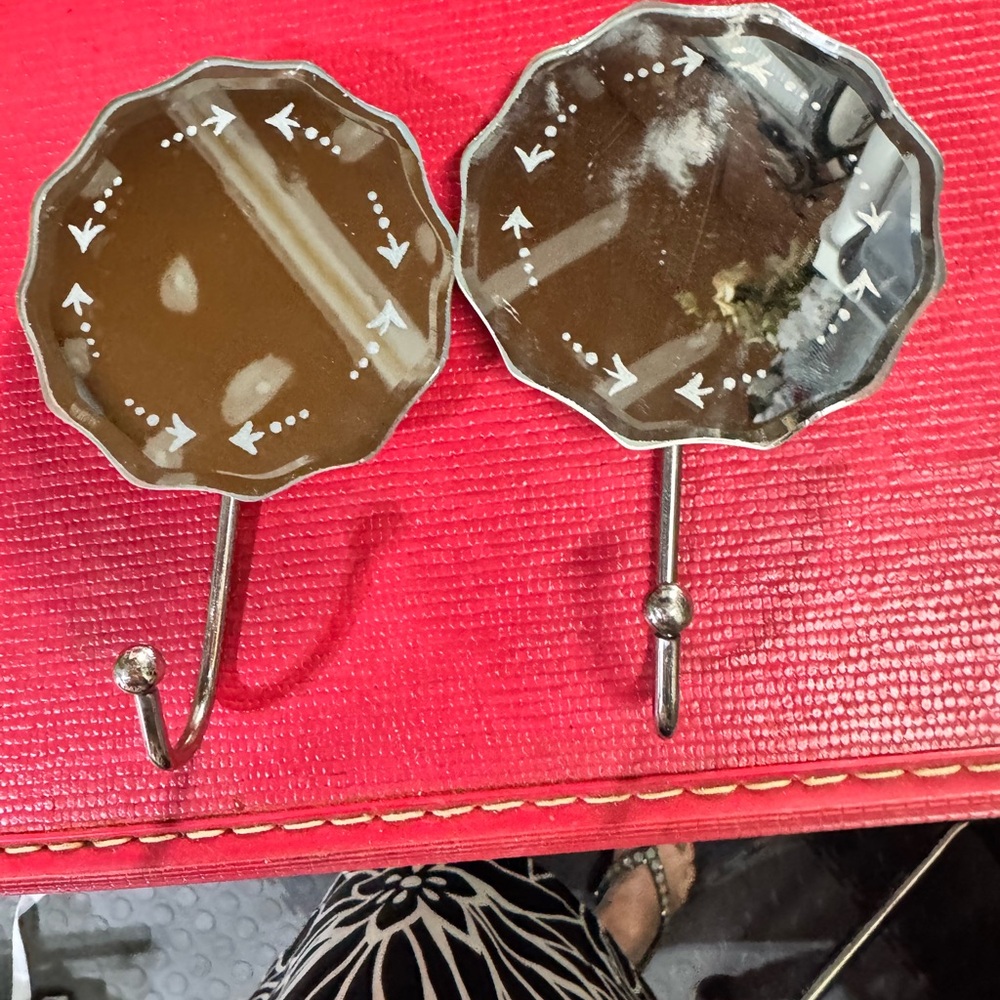 Decorative Silver Wall Hooks